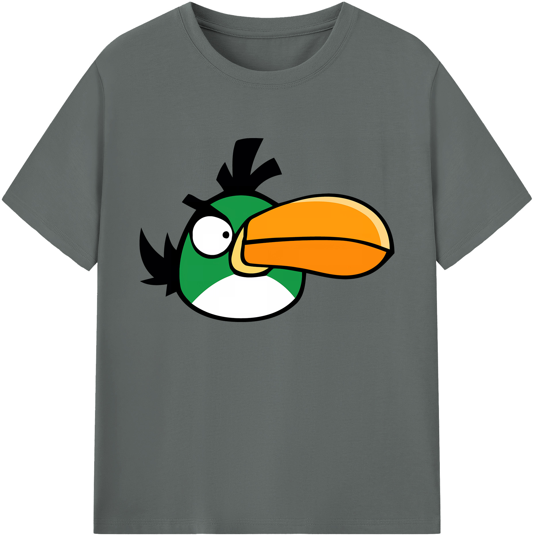 （画像用） Angry Birds アングリーバード 綿100％ メンズ半袖Tシャツ｜肌触りやわらか＆通気性